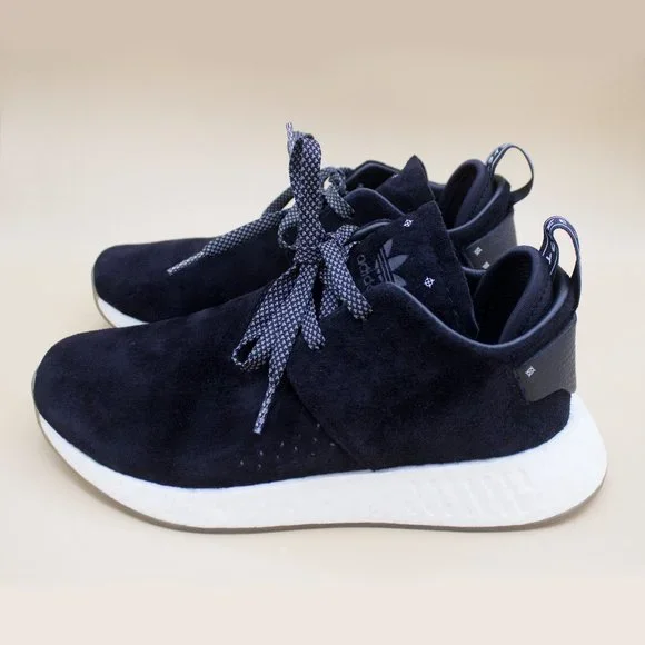 Adidas NMD Cs2 Black Suede shoes Mens 6 Womens 7